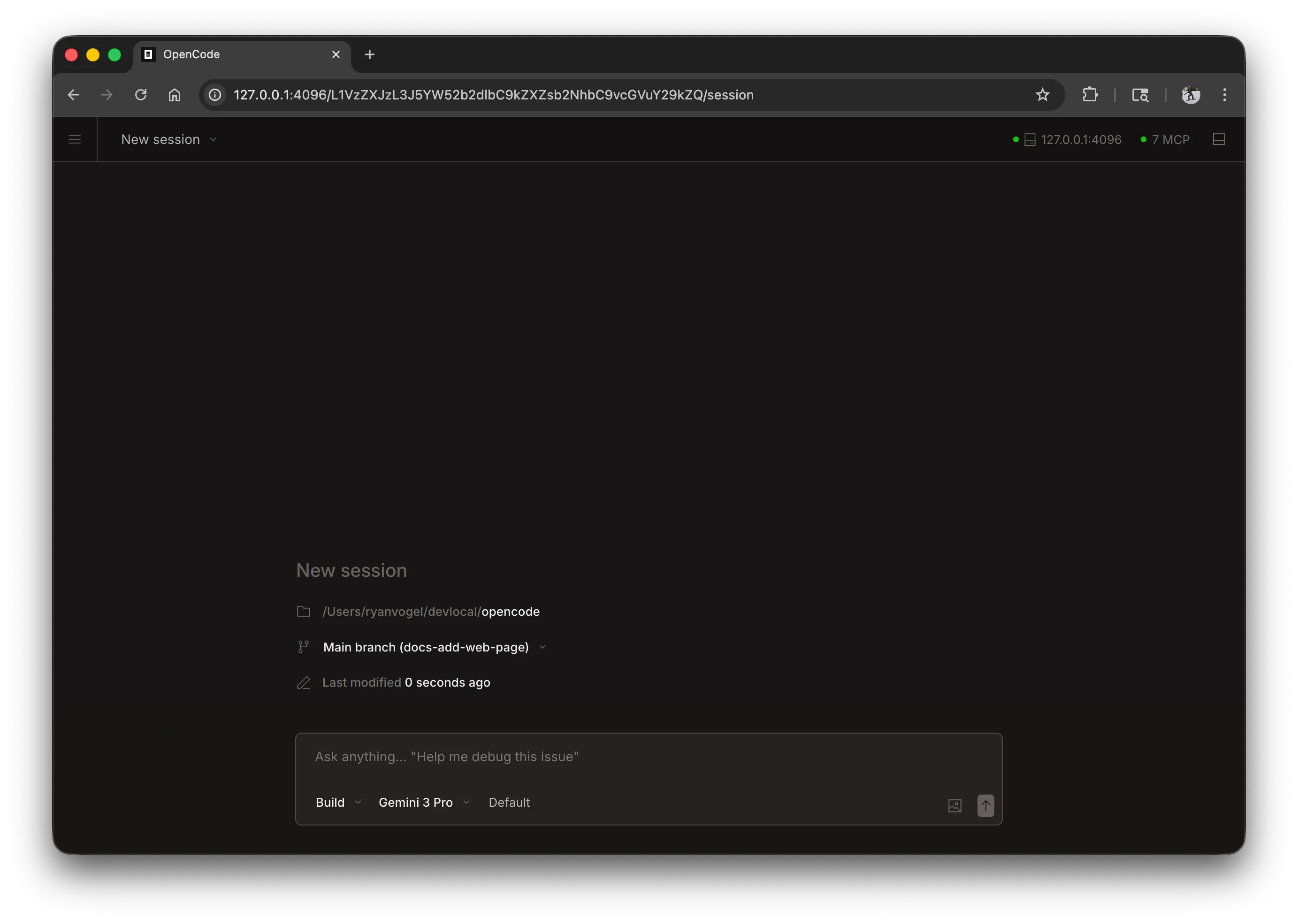 CrimeCode Web - New Session